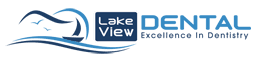 Lake View Dental. Excellence in Dentistry. Logo is a simple illustration of a sailboat on water
